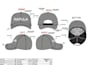 do hat tech pack bframe cap techpack design snapback mockup, beanie tech pack